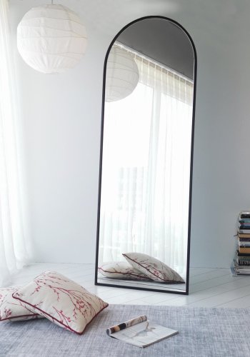 NORDVÄRK Portal Cheval speil, matt sort