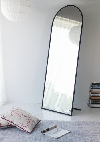 NORDVÄRK Portal Cheval speil, matt sort