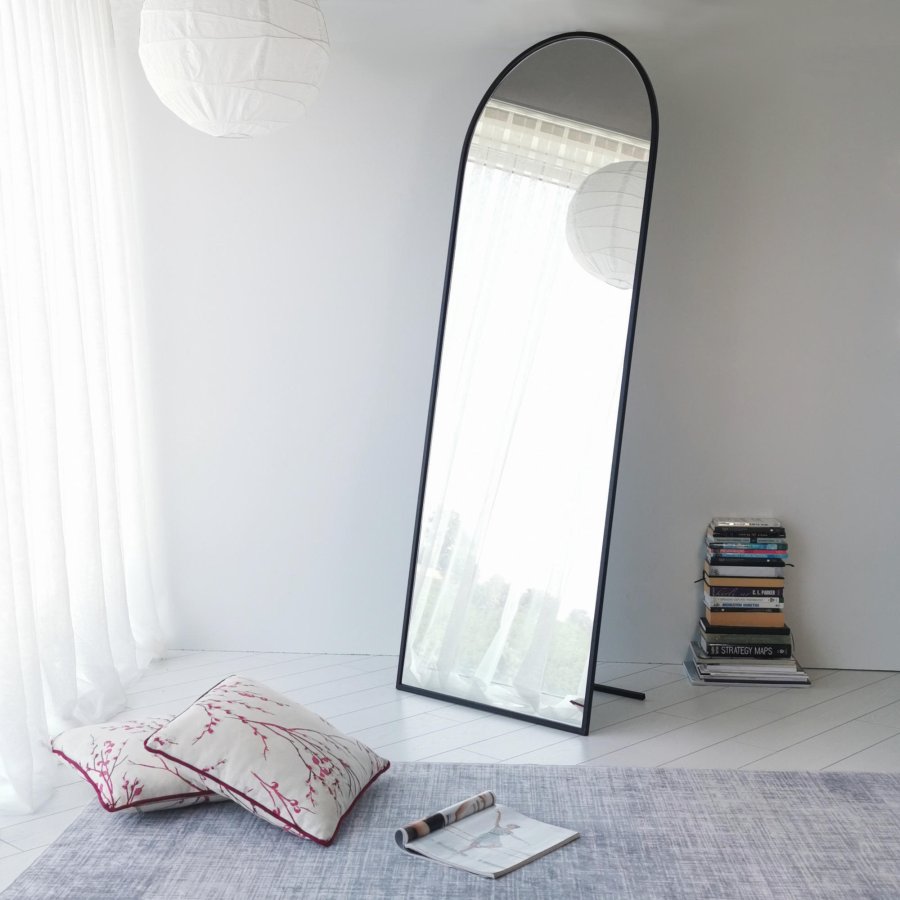 NORDVÄRK Portal Cheval speil, matt sort