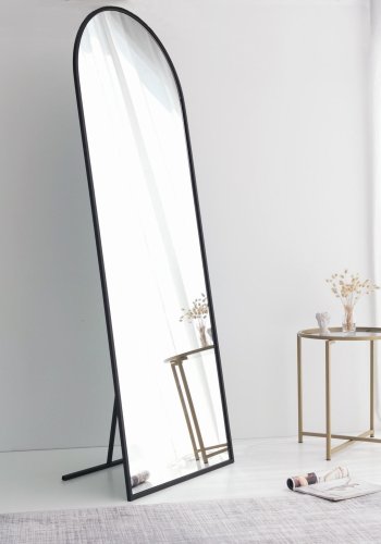 NORDVÄRK Portal Cheval speil, matt sort