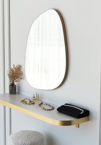 NORDVÄRK Soho speil, gull