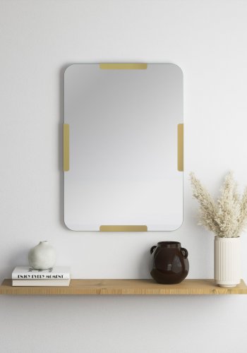 NORDVÄRK Pera speil, gull