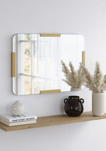 NORDVÄRK Pera speil, gull