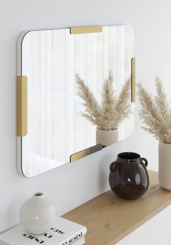 NORDVÄRK Pera speil, gull