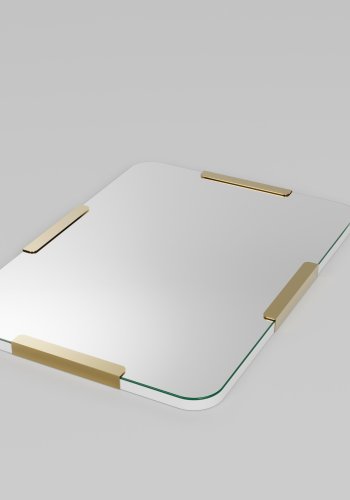 NORDVÄRK Pera speil, gull