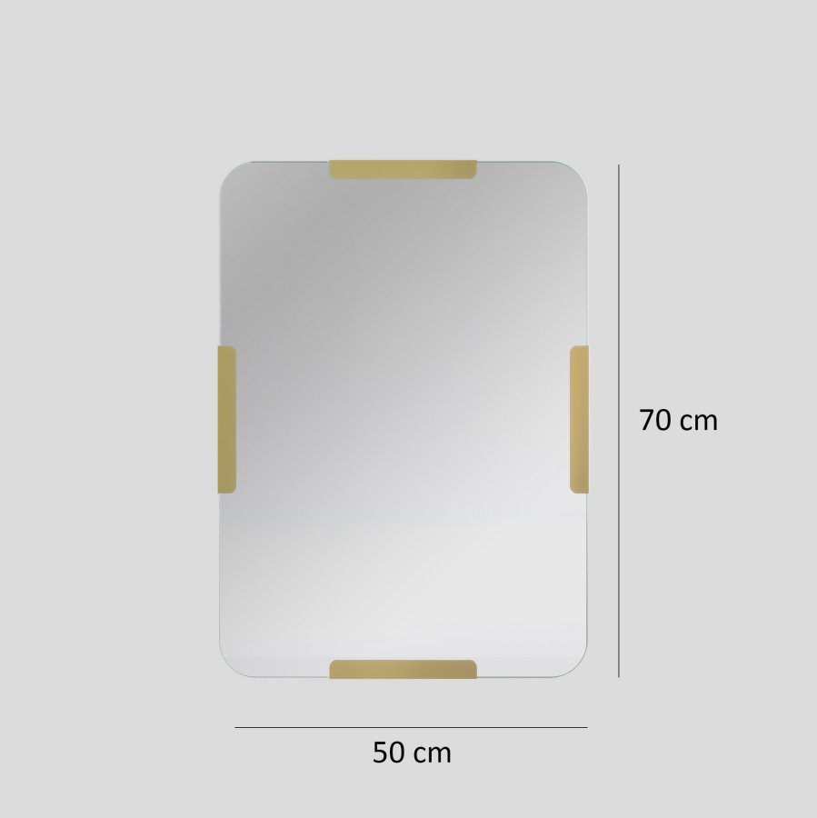 NORDVÄRK Pera speil, gull