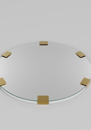 NORDVÄRK Chakra speil, gull