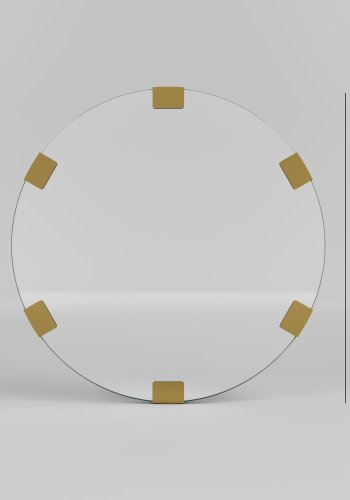 NORDVÄRK Chakra speil, gull