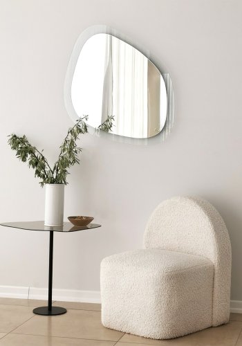 NORDVÄRK Aqua speil, gjennomsiktig