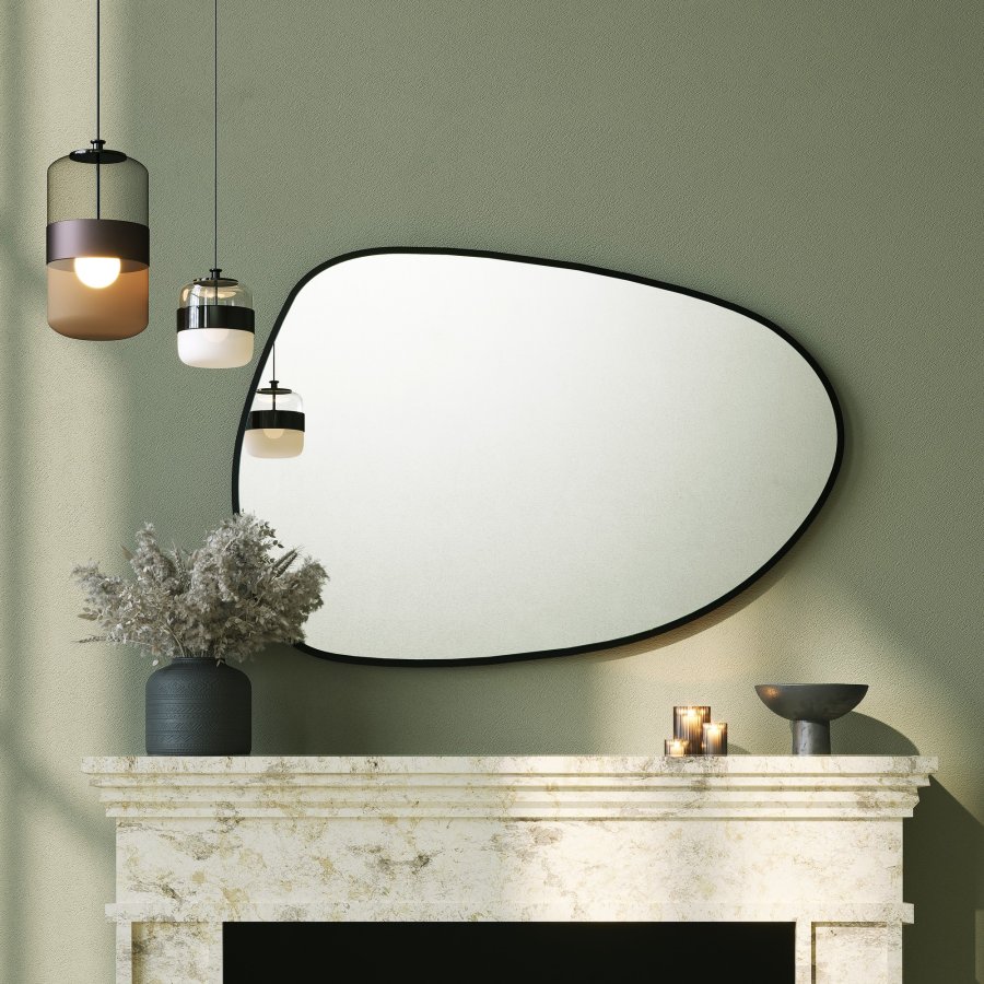 NORDVÄRK Pietra speil, sort