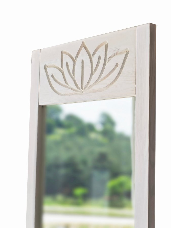 NORDVÄRK Lotus Cheval Speil, Hvit