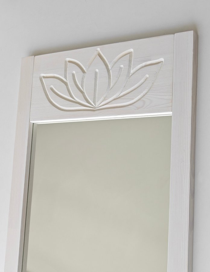 NORDVÄRK Lotus Cheval Speil, Hvit