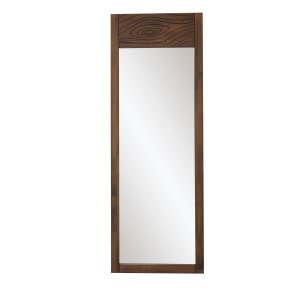 NORDVÄRK Forest Cheval vgspejl, rektangulr - spejlglas og valnddefarvet tr (155x55)