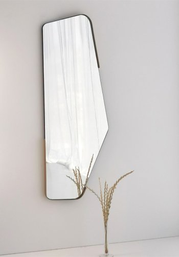 NORDVÄRK Uregelmessig speil, sort