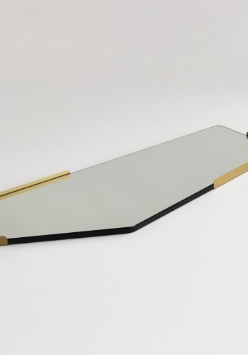 NORDVÄRK Uregelmessig speil, sort