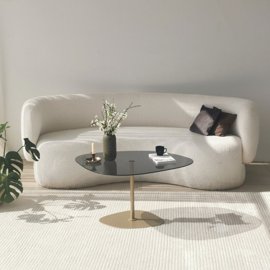 NORDVÄRK Soho salongbord, mrk grtt gull