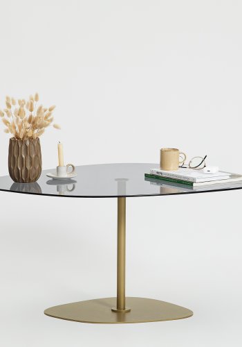 NORDVÄRK Soho salongbord, mrk grtt gull