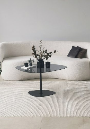 NORDVÄRK Soho salongbord, mrkegr Svart