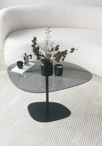 NORDVÄRK Soho salongbord, mrkegr Svart