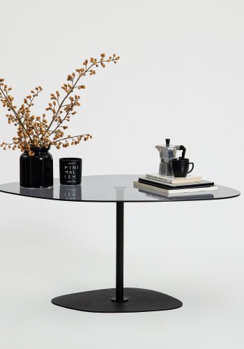 NORDVÄRK Soho salongbord, mrkegr Svart
