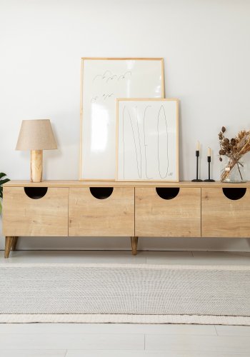 NORDVÄRK Four Seasons TV-stativ, eik