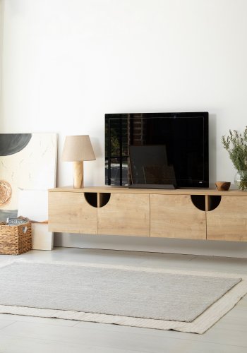 NORDVÄRK Grotte TV-stativ, eik