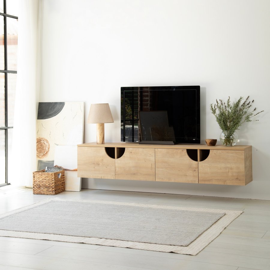 NORDVÄRK Grotte TV-stativ, eik