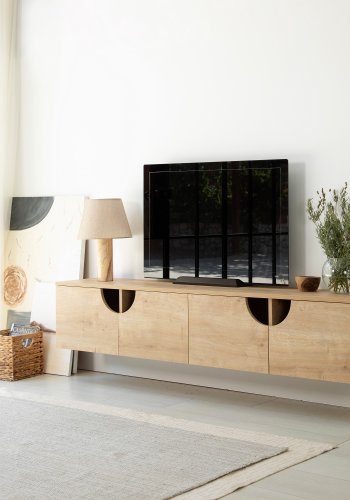 NORDVÄRK Grotte TV-stativ, eik