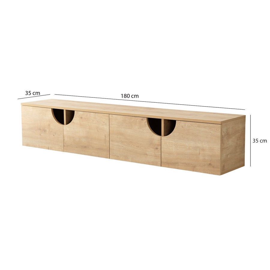 NORDVÄRK Grotte TV-stativ, eik