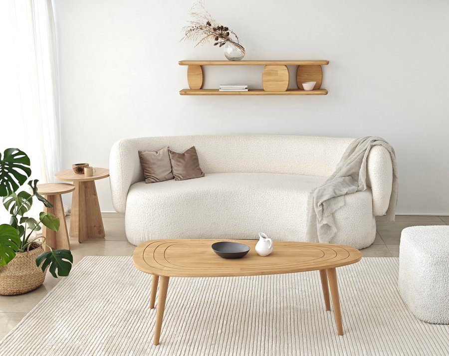 NORDVÄRK Modena vegghylle - naturlig eik