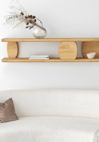 NORDVÄRK Modena vegghylle - naturlig eik