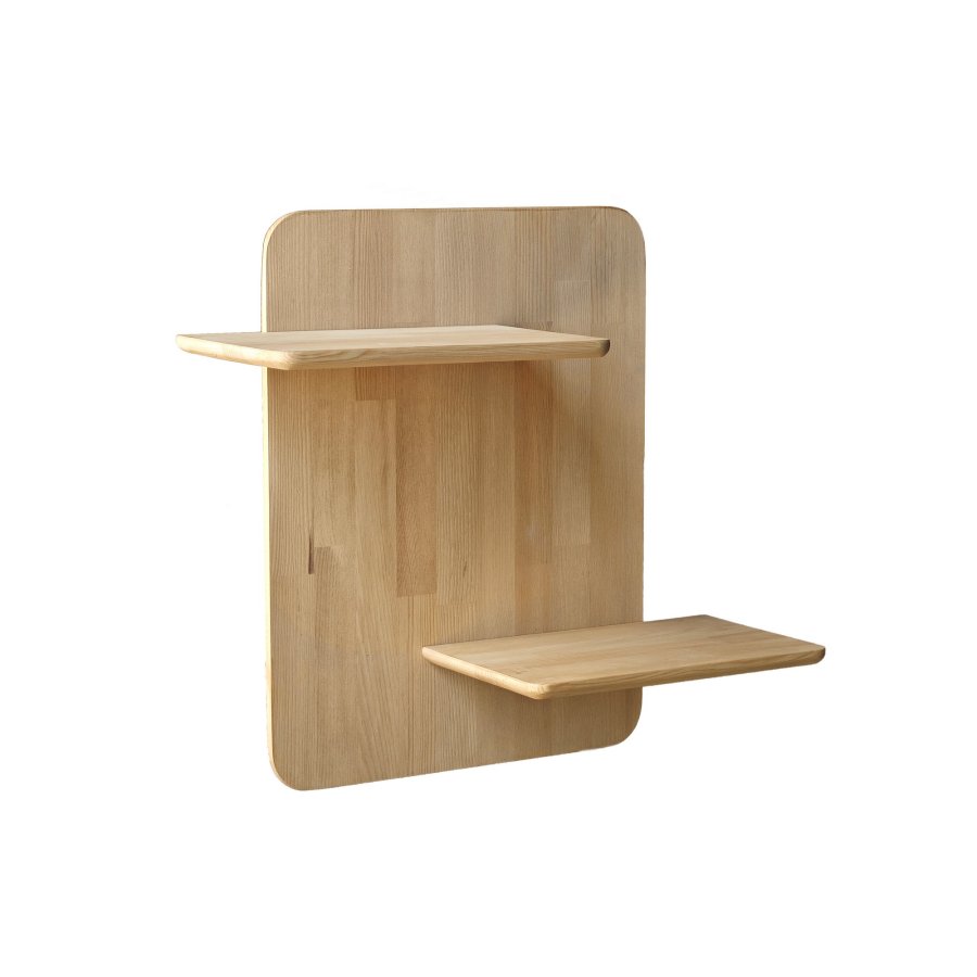 NORDVÄRK Matilda vegghylle - naturlig eik