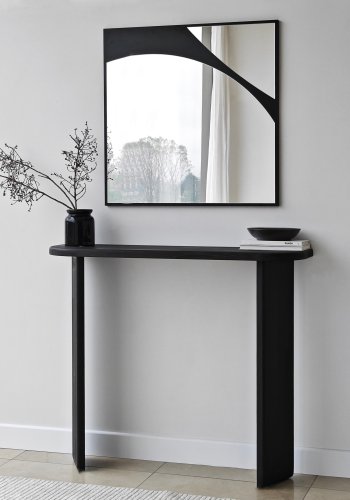 NORDVÄRK Abstrakt speil, svart