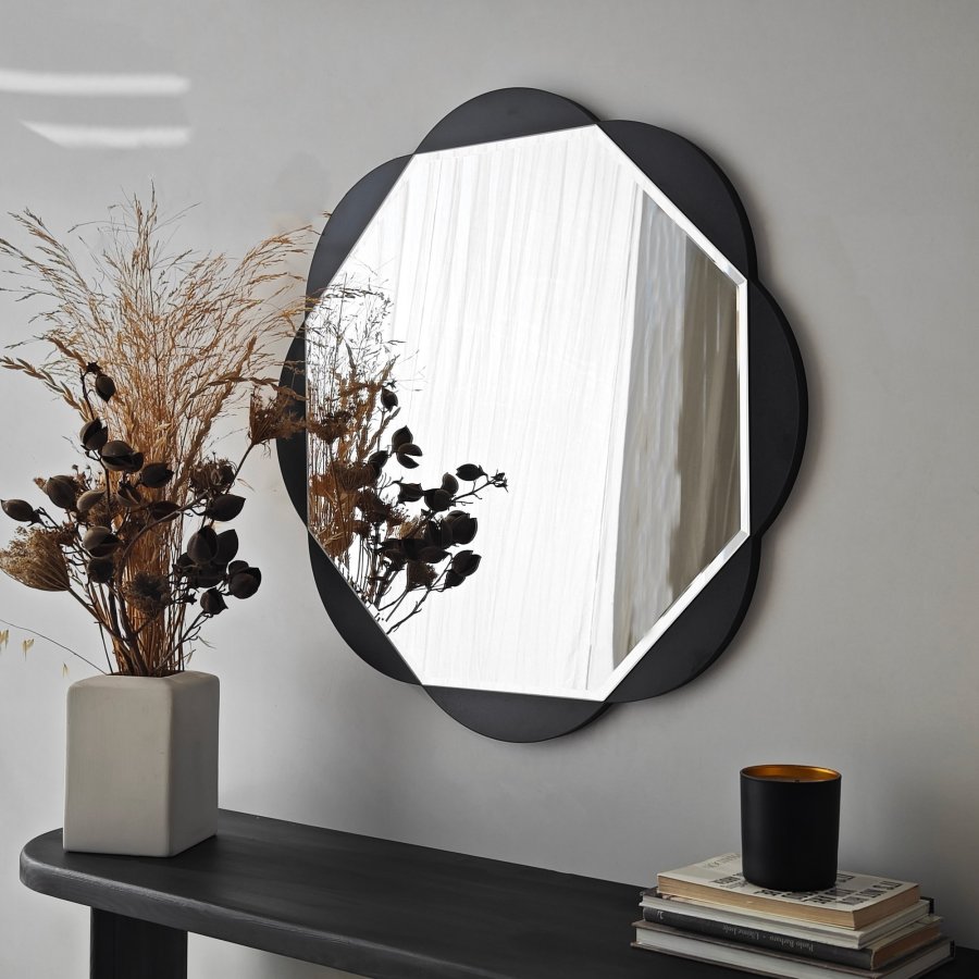 NORDVÄRK Fiore speil, sort