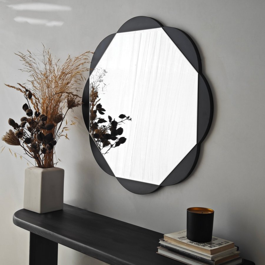 NORDVÄRK Fiore speil, sort