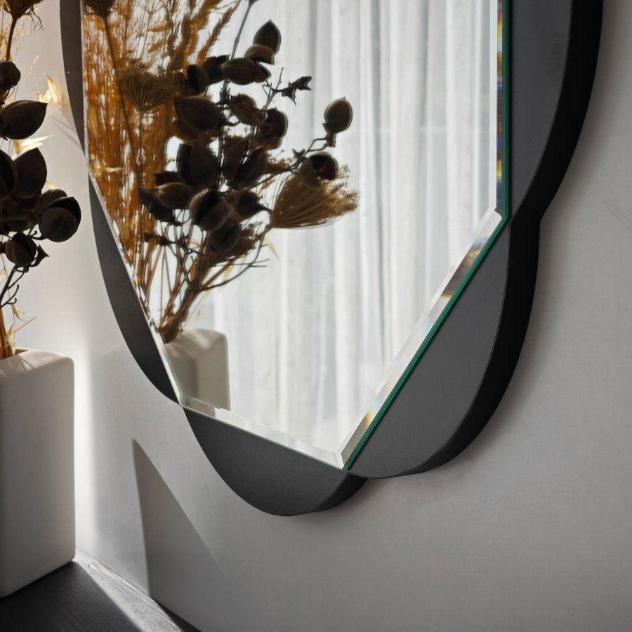 NORDVÄRK Fiore speil, sort