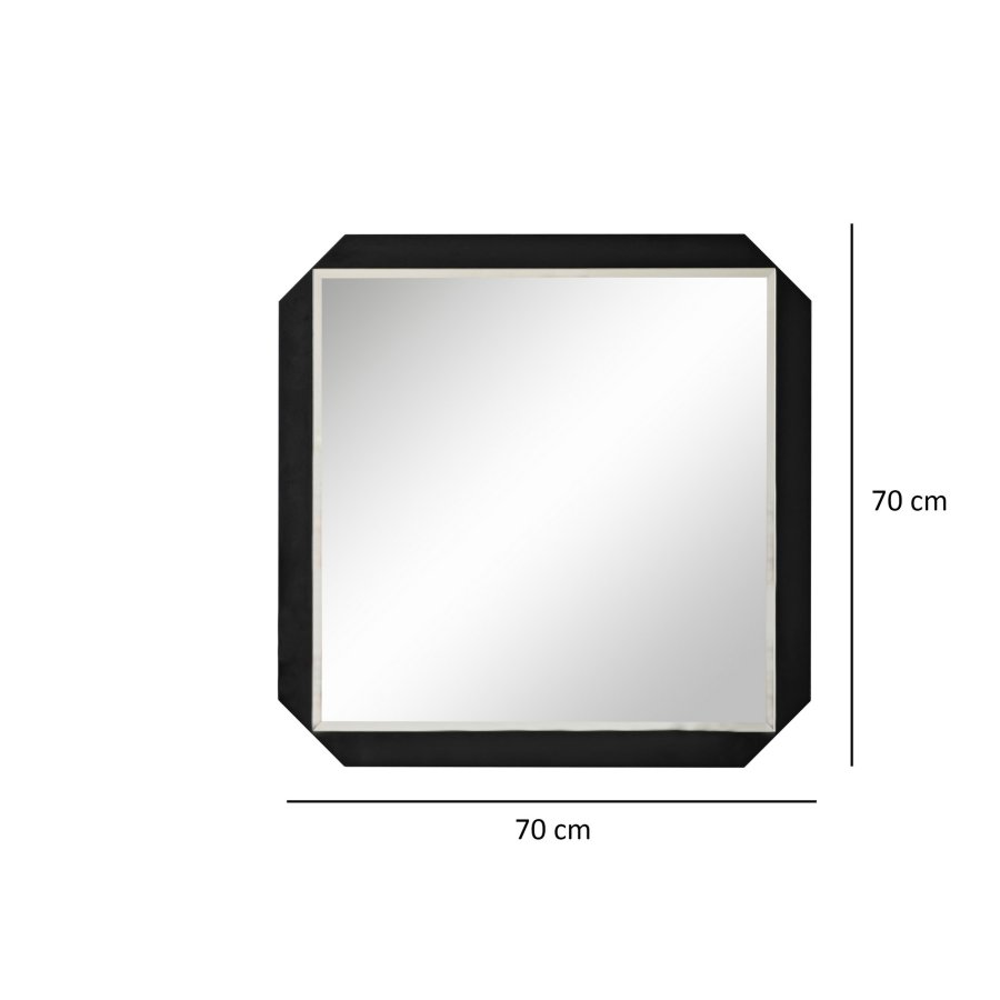 NORDVÄRK Carre speil, sort