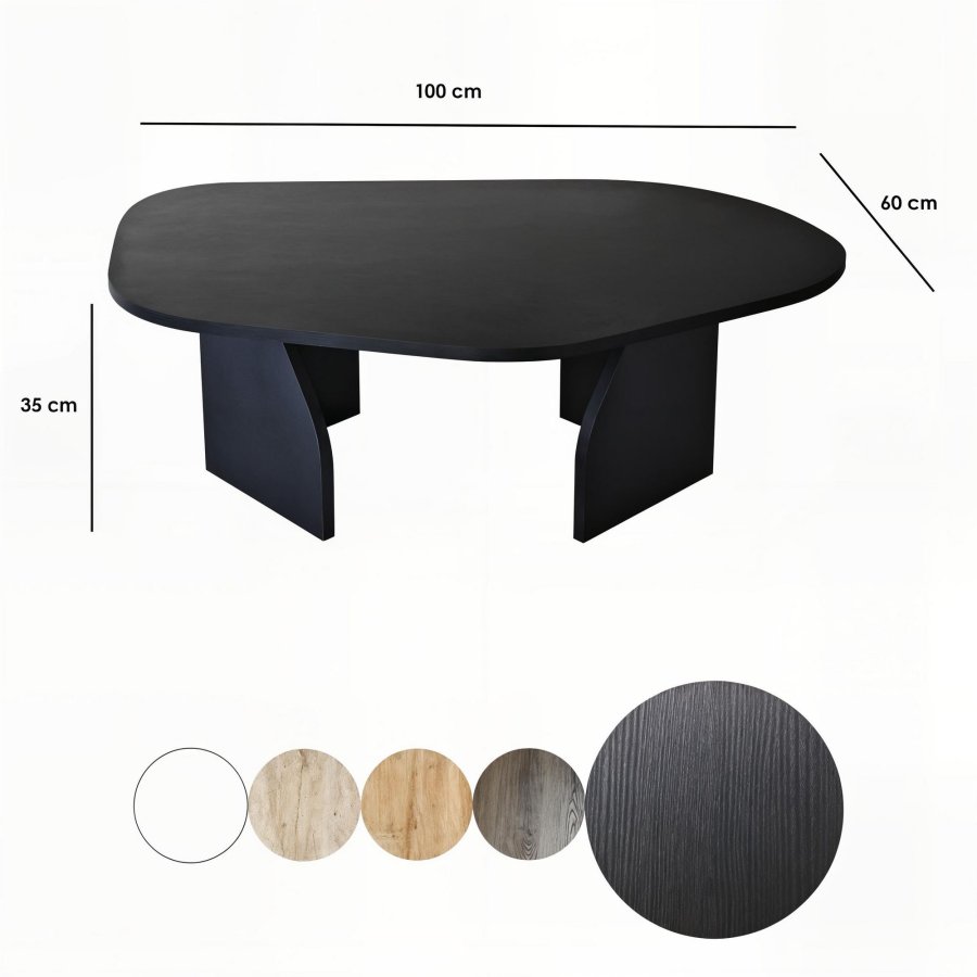 NORDV�RK Rock - Sort salongbord