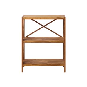 X-reol, m. 3 hylder - natur eg (H:87)