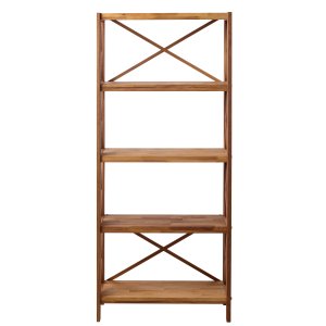  X-reol, m. 5 hylder - natur eg (H:161)