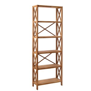  X-reol, m. 6 hylder - natur eg (H:198)