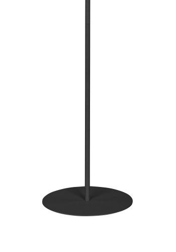 TK Maja gulvlampe - hvitt stoff og sort metall