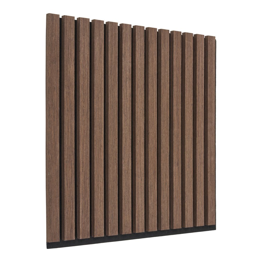 HOUSE NORDIC akustikkpanel - brun valnttlook trefiner (520x520x22mm)