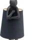 KARE DESIGN Animal Rabbit bordlampe - sort hr og polyresin/stl