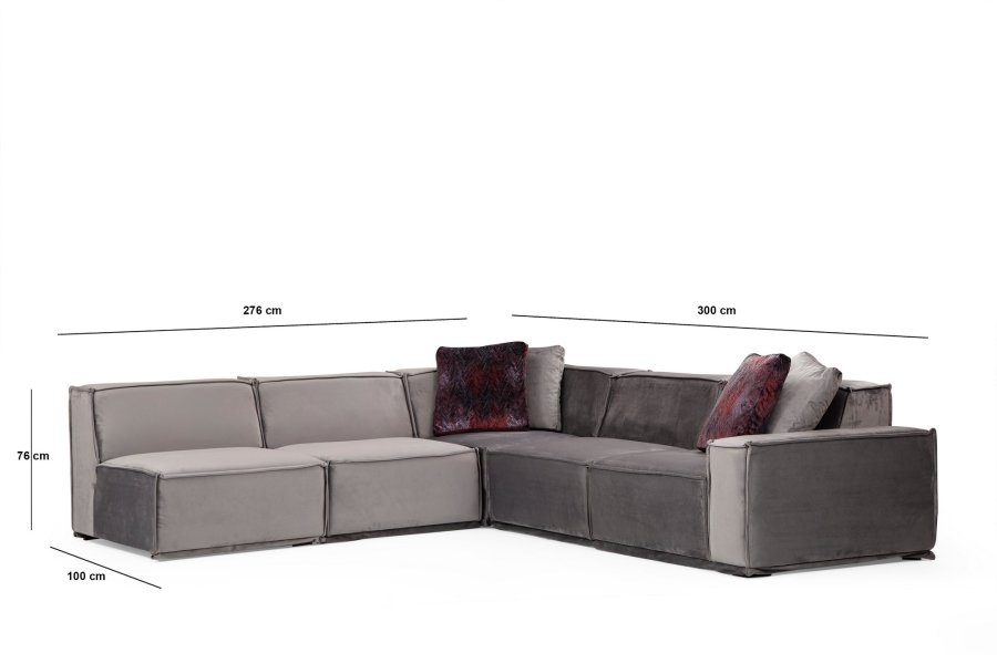 NORDVRK Lego Corner 5 (O1-O1-C-O1-1R) Hjrnesofa