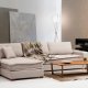 NORDVRK Lena Corner (CHL-3R) - Sandbeige hjrnesofa