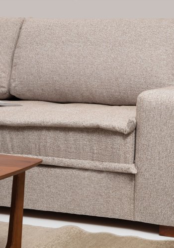 NORDVRK Lena Corner (CHL-3R) - Sandbeige hjrnesofa