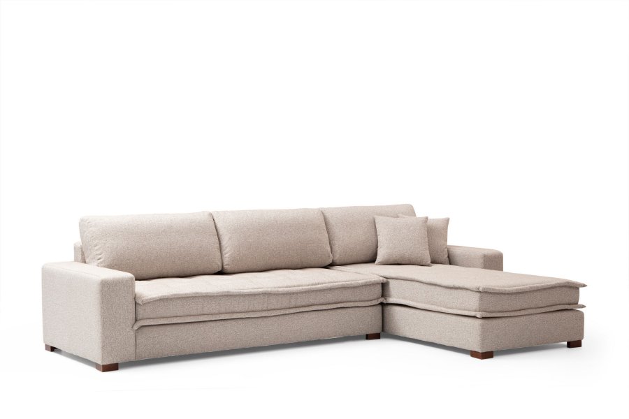 NORDVRK Lena Corner (L3-CHL) - Sandbeige hjrnesofa