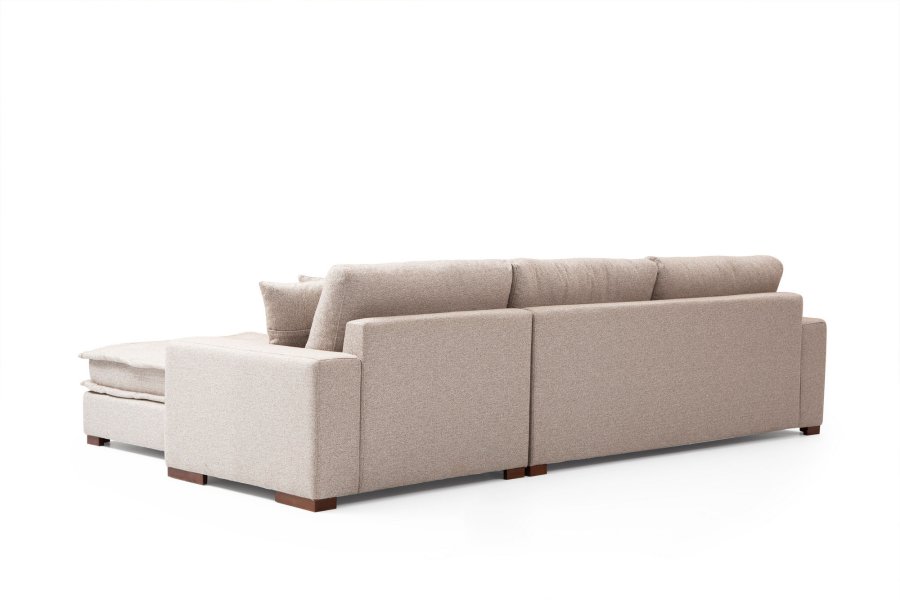 NORDVRK Lena Corner (L3-CHL) - Sandbeige hjrnesofa