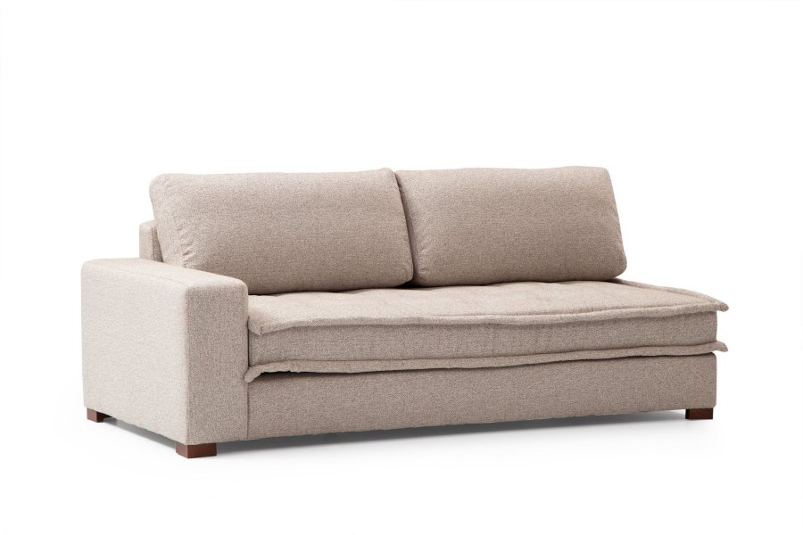 NORDVRK Lena Corner (L3-CHL) - Sandbeige hjrnesofa